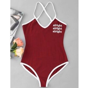 NWOT ALRIGHT ALRIGHT ALRIGHT BODYSUIT